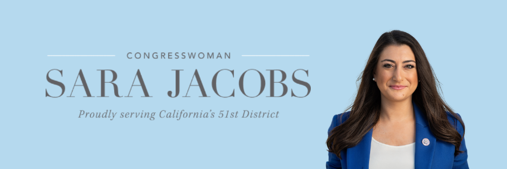 Representative Sara Jacobs